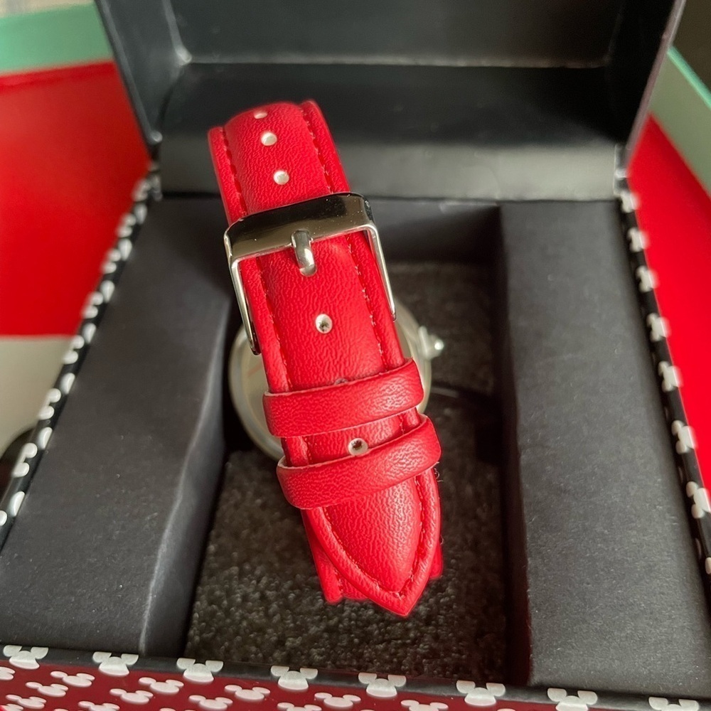 Disney Red and Cream Watch with Silver Accents - Picture 3 of 9